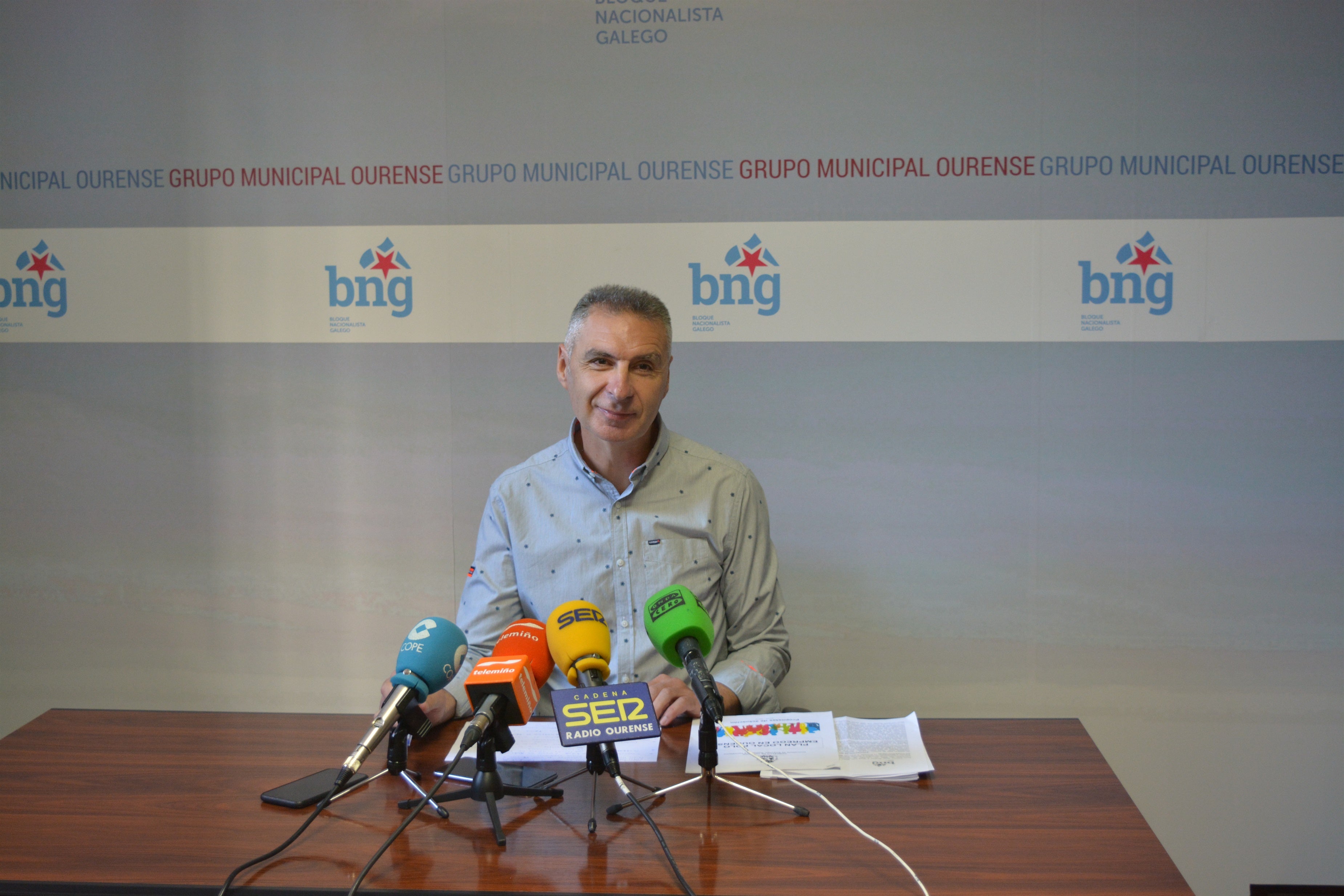 O voceiro municipal do BNG en Más de Uno O voceiro municipal do BNG en Más de Uno
