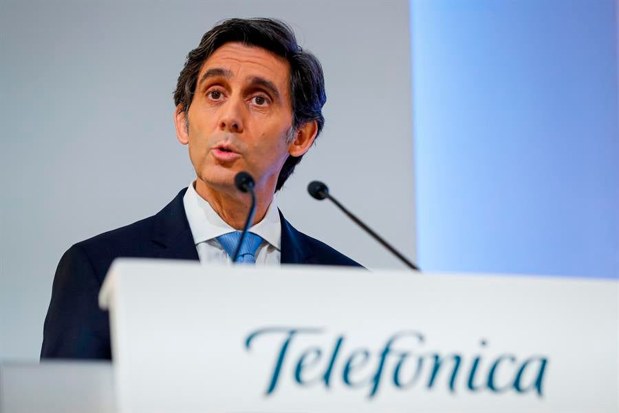 José María Álvarez-Pallete, sobre la fusión con Liberty Global: "Es la mayor operación corporativa de Telefónica en su historia" José María Álvarez-Pallete, sobre la fusión con Liberty Global: "Es la mayor operación corporativa de Telefónica en su historia"