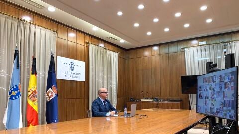 Manuel Baltar en la reuni&oacute;n de la FEMP