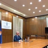 Manuel Baltar en la reunión de la FEMP