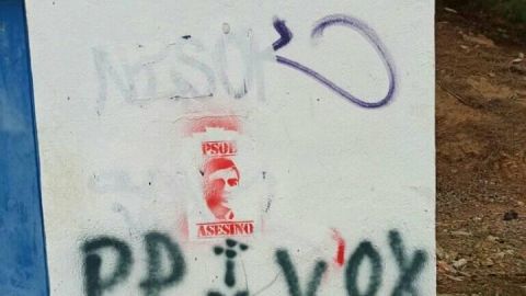 Pintadas en el puente de los Frailes
