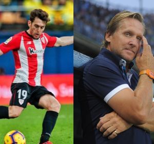 Ibai Gómez y Bernd Schuster Ibai Gómez y Bernd Schuster