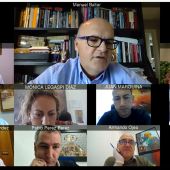 Reunión telemática de la Junta de Gobierno, presidida por Manuel Baltar