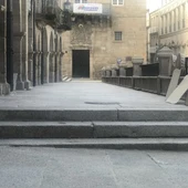 Zona de terrazas na praza maior Zona de terrazas na praza maior