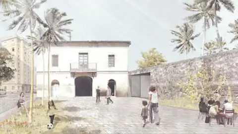 Casa dels Bous Recreación de la intervención