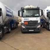 Los transportistas hacen sonar las sirenas para reivindicar la labor que están haciendo durante la crisis del coronavirus Los transportistas hacen sonar las sirenas para reivindicar la labor que están haciendo durante la crisis del coronavirus
