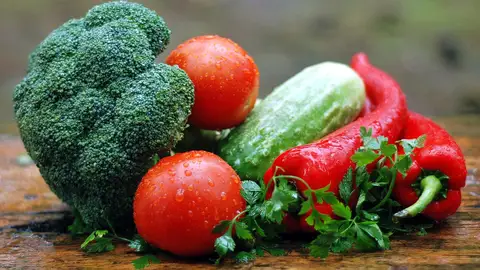 Foto de unas verduras. Foto de unas verduras.
