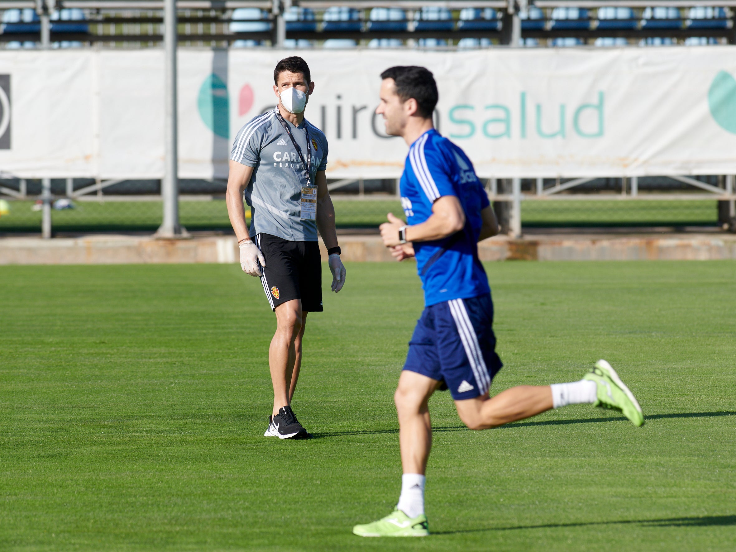 El Real Zaragoza vuelve a los entrenamientos El Real Zaragoza vuelve a los entrenamientos