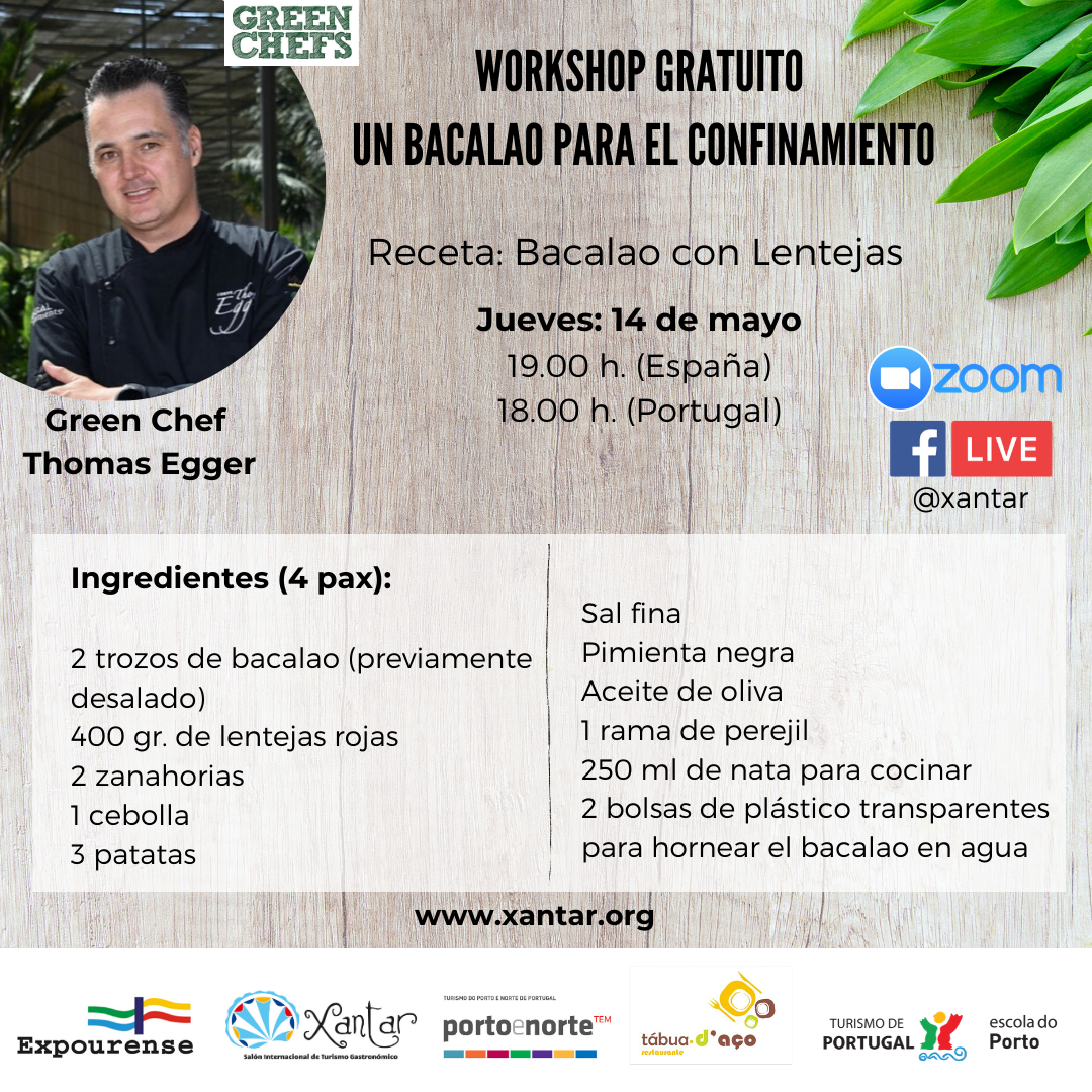 Xantar organiza talleres de cocina y catas de vinos virtuales Xantar organiza talleres de cocina y catas de vinos virtuales