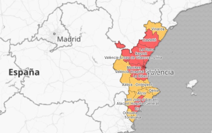 La Generalitat cree que la densidad de población y la movilidad han podido dejar fuera del inicio de la desescalada a áreas de salud como las de Elche La Generalitat cree que la densidad de población y la movilidad han podido dejar fuera del inicio de la desescalada a áreas de salud como las de Elche