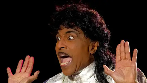 Little Richard, durante una de sus actuaciones Little Richard, durante una de sus actuaciones