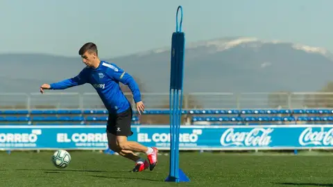El entrenamiento del Alavés Entrenamiento del Deportivo Alavés