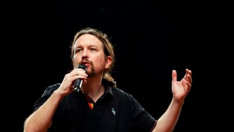 El secretario general de Podemos, Pablo Iglesias. 