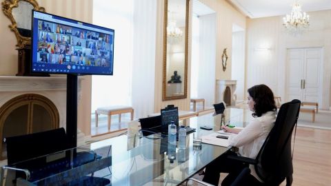 Vista del apartamento en el que se aloha Isabel D&iacute;az Ayuso