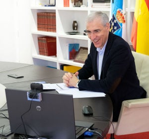 Conde na reunión cos empresarios Conde na reunión cos empresarios