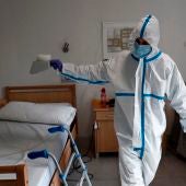 Desinfección con ozono en una residencia 