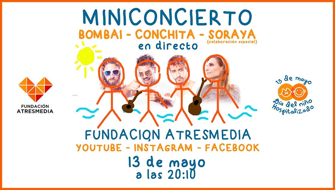 Concierto solidario de Bombai, Conchita y Soraya en el Día del Niño Hospitalizado Concierto solidario de Bombai, Conchita y Soraya en el Día del Niño Hospitalizado