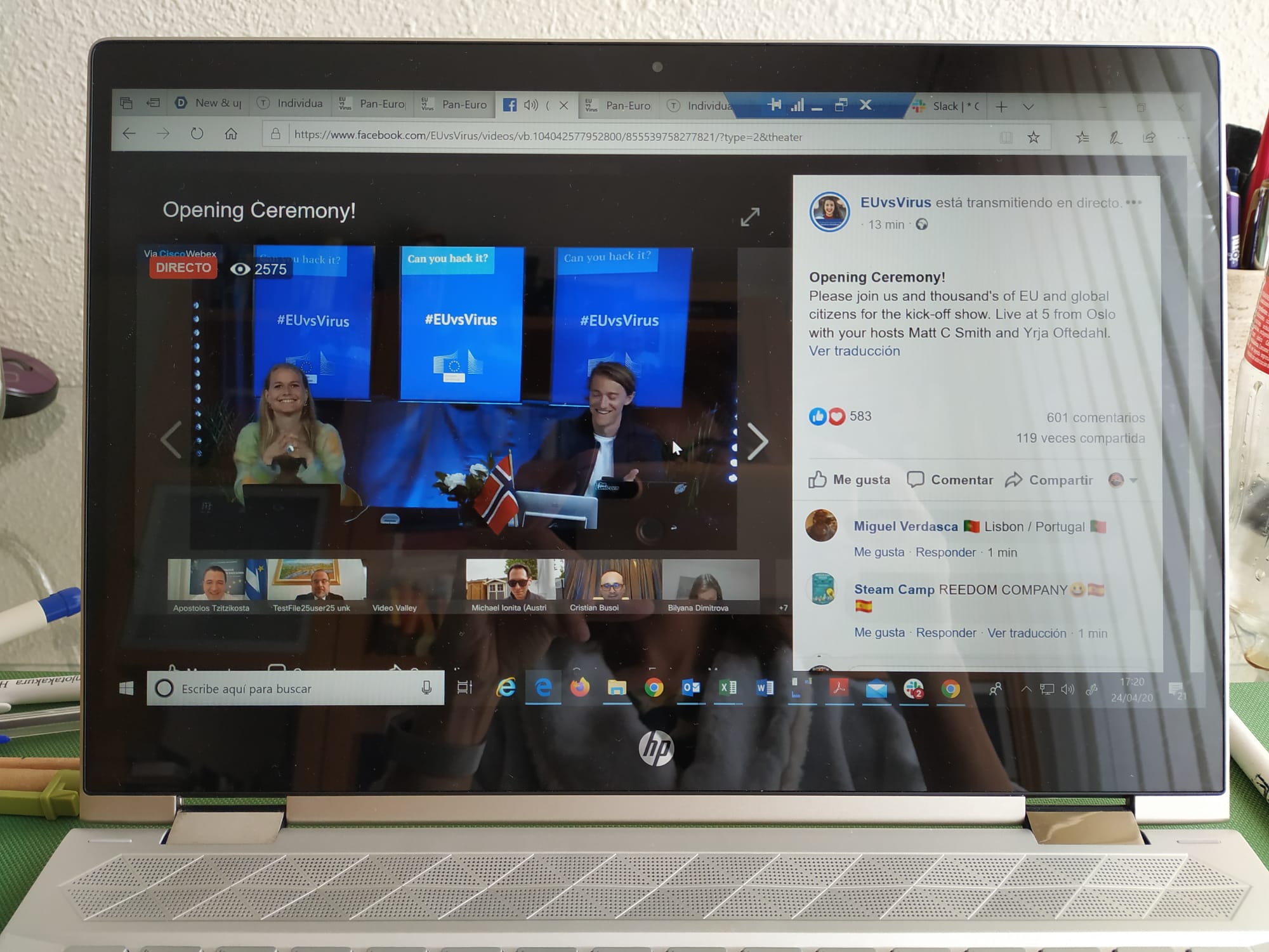 El ITC participó en el hackaton paneuropeo virtual para aportar ideas frente al reto del COVID El ITC participó en el hackaton paneuropeo virtual para aportar ideas frente al reto del COVID