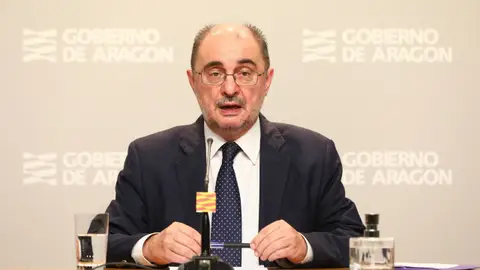 El presidente Lambán en una imagen de archivo El presidente Lambán en una imagen de archivo