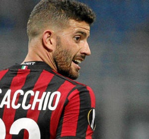 Musacchio, en un partido con el Milan Musacchio, en un partido con el Milan