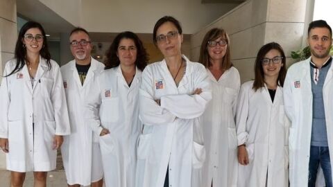 Equipo de investigadores de la UMH de Elche.