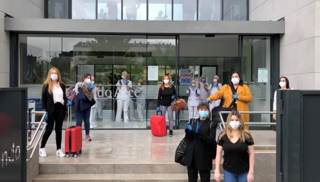 Una veintena de trabajadoras del Centro Fernando Arce mantienen el confinamiento con los residentes Una veintena de trabajadoras del Centro Fernando Arce mantienen el confinamiento con los residentes