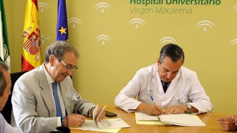 Francisco Merino en el Hospital Universitario Virgen Macarena (Imagen de archivo)