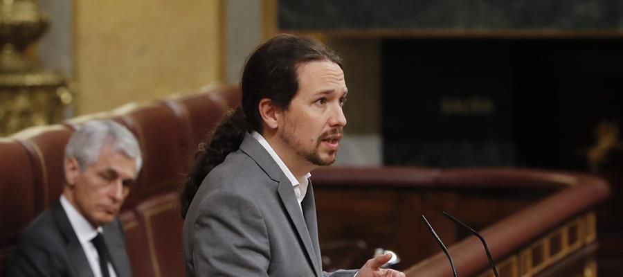 Pablo Iglesias, en el Congreso Pablo Iglesias, en el Congreso