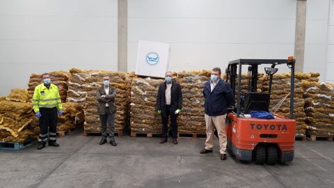 Entrega de alimentos o Banco de Alimentos