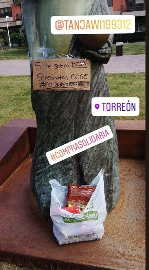 Si te sobra deja, si lo necesitas coge Si te sobra deja, si lo necesitas coge
