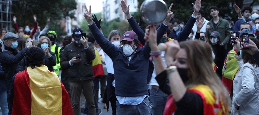 Vecinos del madrileño barrio de Salamanca participan en la protesta Vecinos del madrileño barrio de Salamanca participan en la protesta
