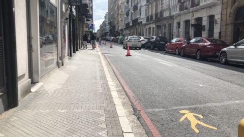 Ampliaci&oacute;n de aceras en Vitoria
