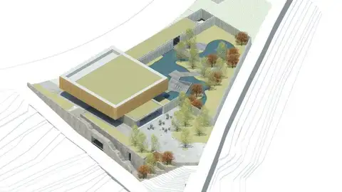 Vista aérea del diseño de CIMED. CIMED