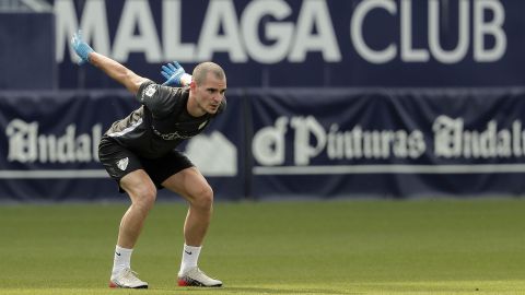 Sergio Buenacasa, jugador del M&aacute;laga
