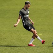Hicham, jugador del Málaga CF