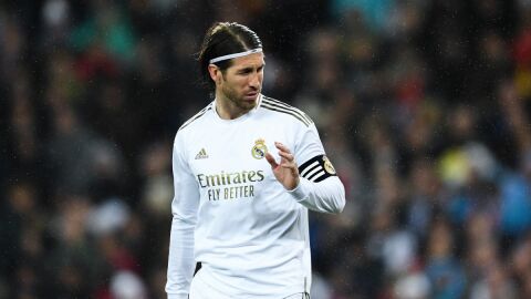 Sergio Ramos, con el Real Madrid