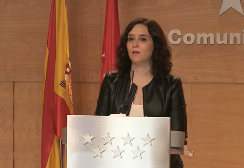 Díaz Ayuso: "Queremos saber quién decide por todos los madrileños, por sus economías y su libertad" Díaz Ayuso: "Queremos saber quién decide por todos los madrileños, por sus economías y su libertad"