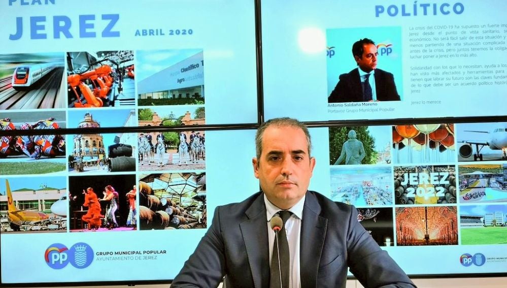 Antonio Saldaña, concejal del PP en Jerez