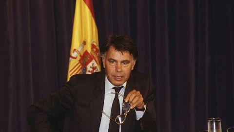 Felipe Gonz&aacute;lez en una rueda de prensa | 1989