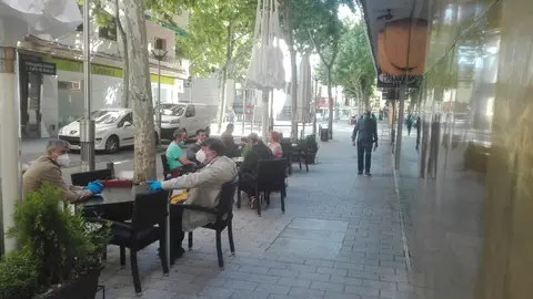 Algunas terrazas han abierto hoy en Ciudad Real Algunas terrazas han abierto hoy en Ciudad Real