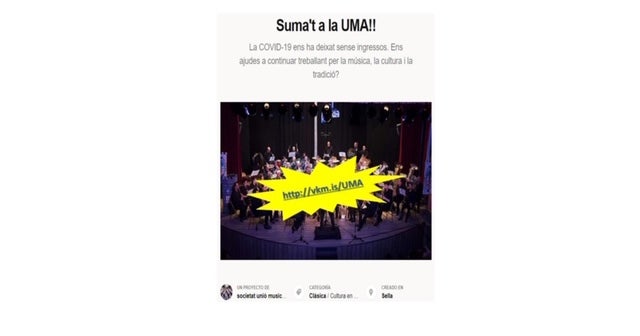La Unió Musical l'Aurora de Sella busca mecenas La Unió Musical l'Aurora de Sella busca mecenas