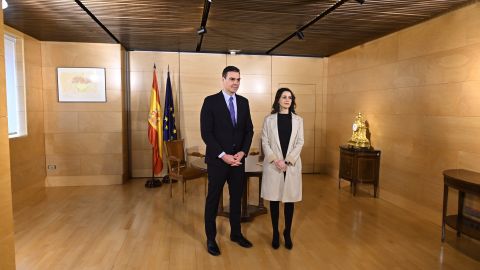 Pedro S&aacute;nchez e In&eacute;s Arrimadas