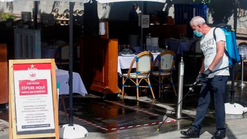 Entrada a un restaurante