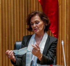 La vicepresidenta primera del Gobierno, Carmen Calvo. La vicepresidenta primera del Gobierno, Carmen Calvo.