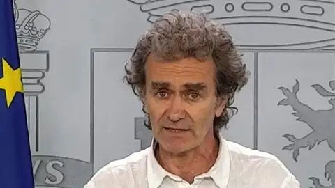 Fernando Simón en rueda de prensa para explicar los últimos datos de la epidemia Fernando Simón en rueda de prensa para explicar los últimos datos de la epidemia