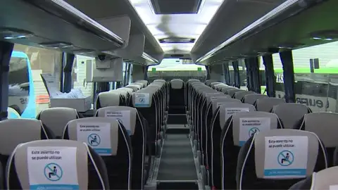 Asientos de un autobús Asientos de un autobús