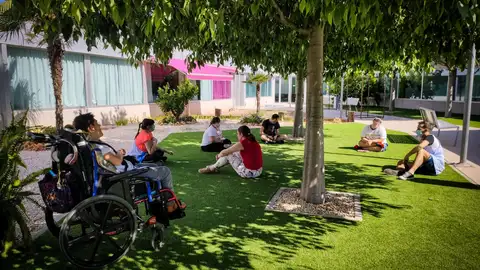 Usuarios en el Centro de Día de Petrer Usuarios en el Centro de Día de Petrer