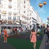 Proyecto de peatonalización de Ordoño II en León