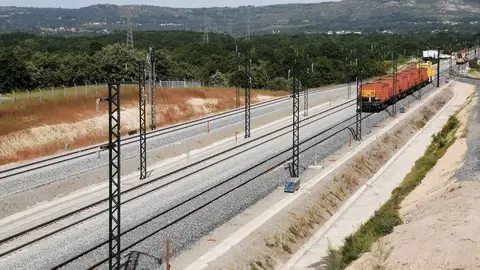 Obras do AVE Ponte Ambia en Taboadela
