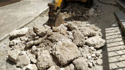 Obras en el Centro de Jerez